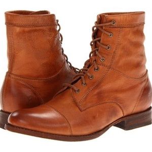 Frye Erin Work Boot, Lace Up, Whiskey Brown